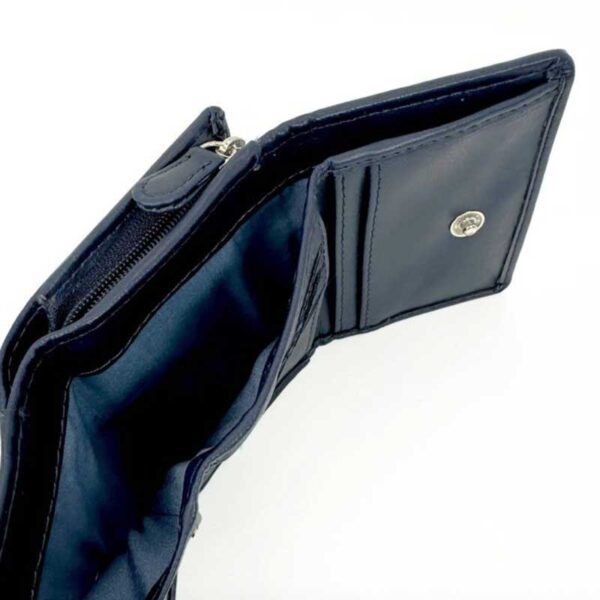 Harris Tweed Trifold Geldbörse, Himmelblau