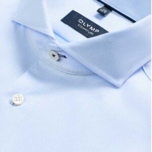 Olymp Tailored Fit, Signature Cutaway, Hellblau