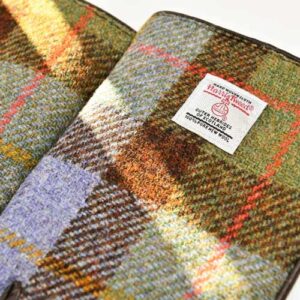 Herren Harris Tweed Handschuhe im Kastanienblauen Tartan