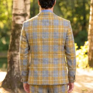 Harris Tweed Sakko ''London'' Im Amber Check