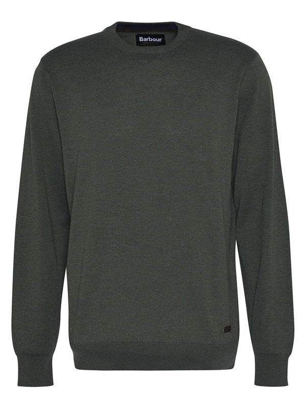 Barbour Pullover Bayfield Rundhalsausschnitt Olive