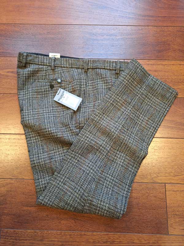 Harris Tweed Hose Mr Miller Greystone Overcheck