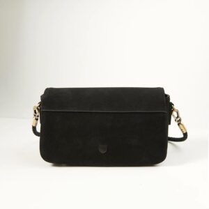 Harris Tweed Clutch, The Caithness, Islander, Black Herringbone