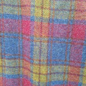 Bleistiftrock Aus Harris Tweed in Candy Check