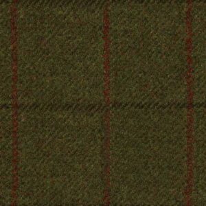 Harris Tweed Hose ''Mr. Miller " Im Green Overcheck