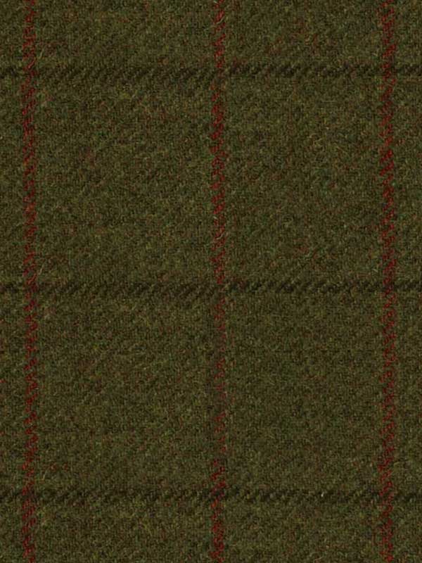Harris Tweed Hose ''Mr. Miller " Im Green Overcheck