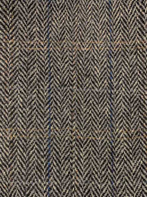 Harris Tweed Sakko ''London'' In Grey Herringbone