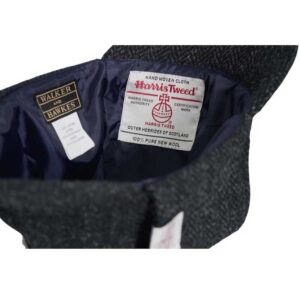 Harris Tweed Deerstalker Hut Watson Gunmetal Grau