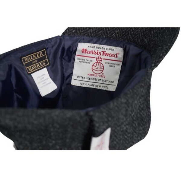 Harris Tweed Deerstalker Hut Watson Gunmetal Grau
