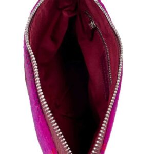 Harris Tweed Kosmetiktasche in Lila Karo
