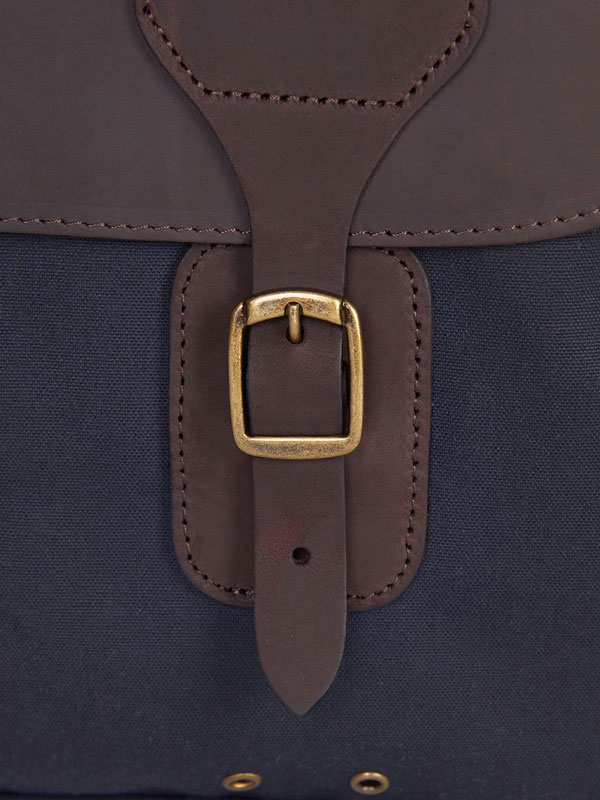 Barbour Aktentasche Wax Leather Briefcase Navy