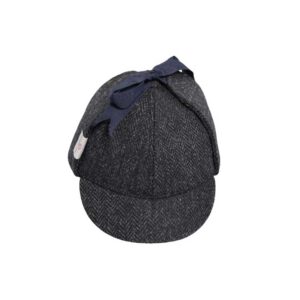 Harris Tweed Deerstalker Hut Watson Gunmetal Grau