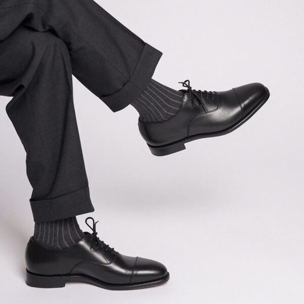 Aldwych Black Calf Oxford Capital/F Fitt Leather sole