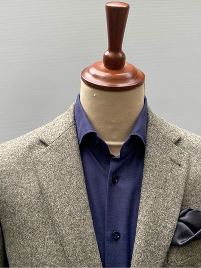 Harris Tweed Jacket Beige/grijs melange