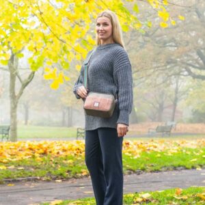 Harris Tweed Kameratasche in Ahorn