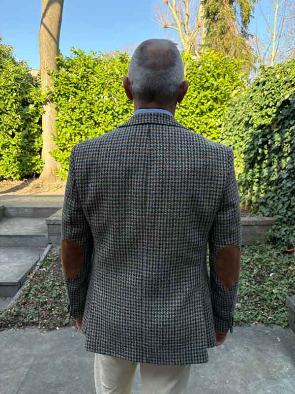 Harris Tweed Sakko London In Houndstooth Tweed