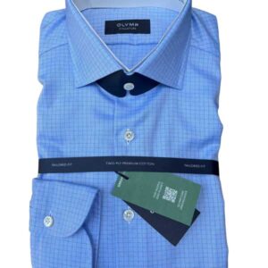 Olymp Businesshemd, Tailored Fit, Signature Kent, Blau