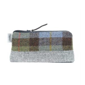 Kosmetiktasche aus Harris Tweed Highland Range, McLeod Plaid