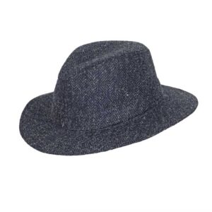 Harris Tweed Hut Antrazit