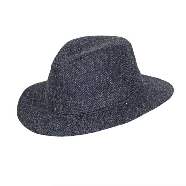Harris Tweed Hut Antrazit