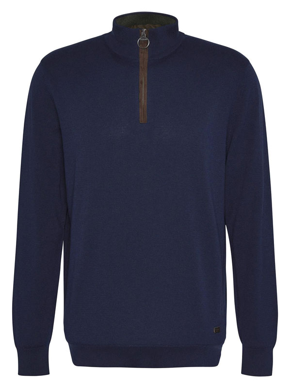 Barbour Pullover Bayfield Half-Zip Navy