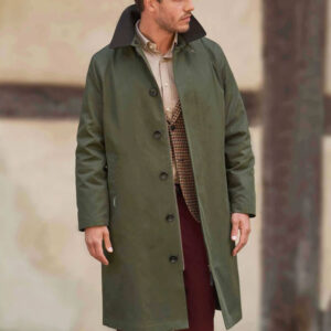 Herrenmantel ''Finchester All Season'' In Oliv Mit Heraustrennbarem Wollfutter