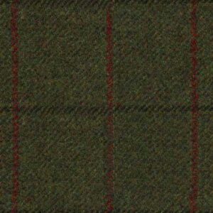 Harris Tweed Damenmantel ''Emilia'' In Green Overcheck