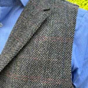 Harris Tweed Weste ''Wales'' In King Of Tweed