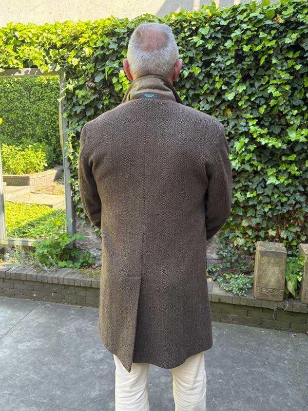 Herren Tweedmantel ''Howard'' In Irish Tweed