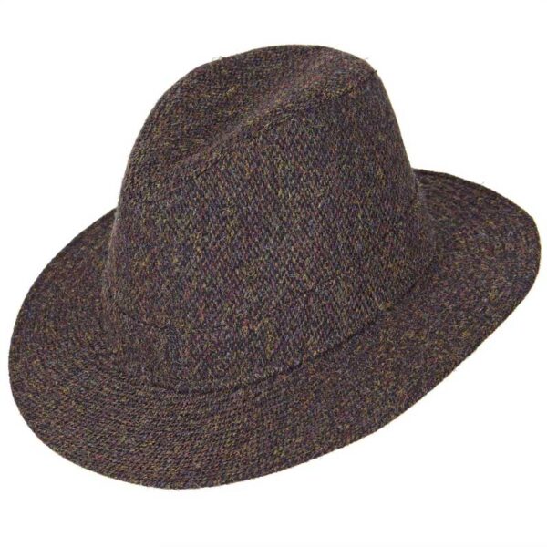 Harris Tweed Hut Braun