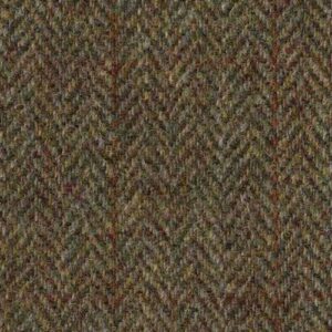 Caban ''Kathy'' Aus Harris Tweed In Evergreen