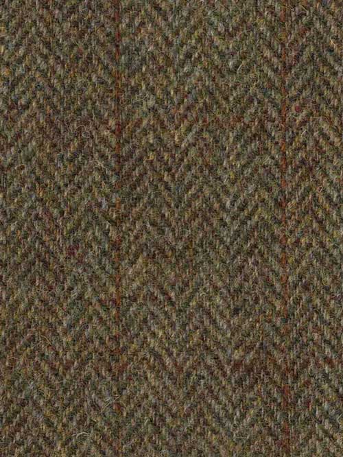 Caban ''Kathy'' Aus Harris Tweed In Evergreen