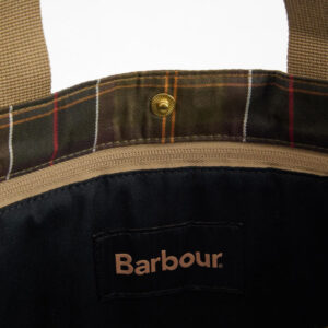 Barbour Tote Bag Transport Patchwork Olive
