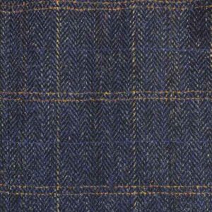 Harris Tweed Sakko ''London'' In Dark-Blue Herringbone