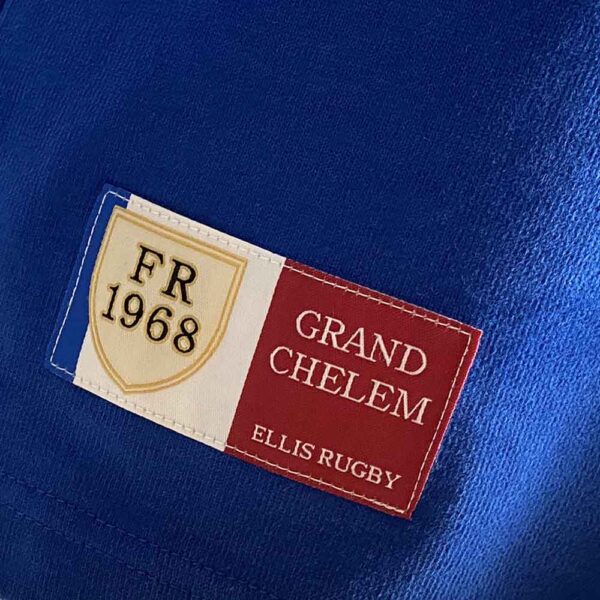 France 1968 Rugby Shirt Blue