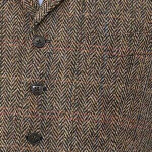 Harris Tweed Weste ''Wales'' In King Of Tweed
