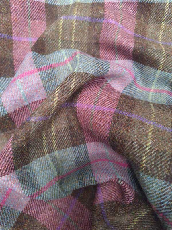 Harris Tweed Sakko ''London'' In Tartan Check
