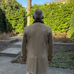 Herrenmantel ''Howard'' In Desert Camel Aus Woll-Kaschmirmix