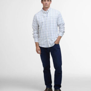 Barbour Hemd Caswell Long-Sleeved Regular Pine Green