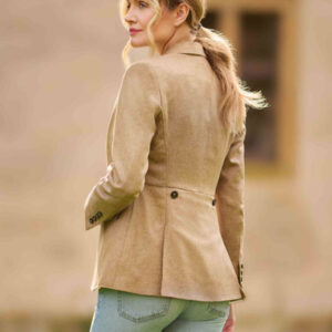 Wellington Seiden Damenblazer Sand