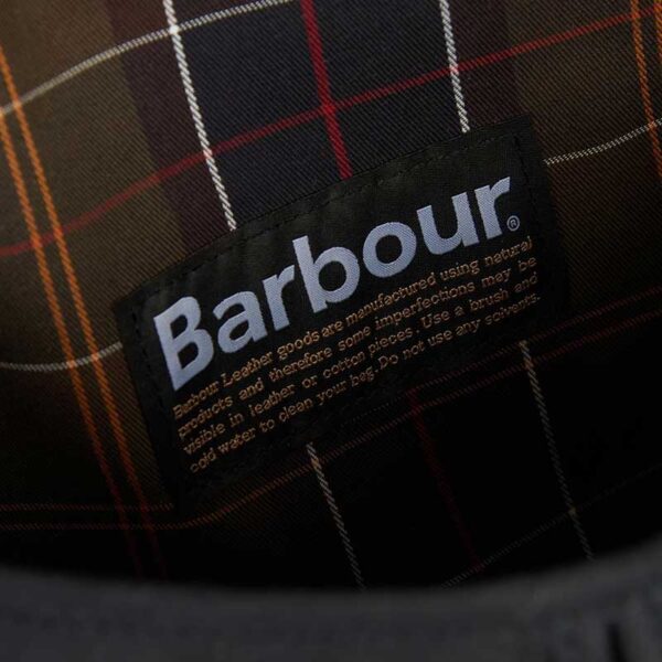 Barbour Tasche Wax Leather Tarras Navy