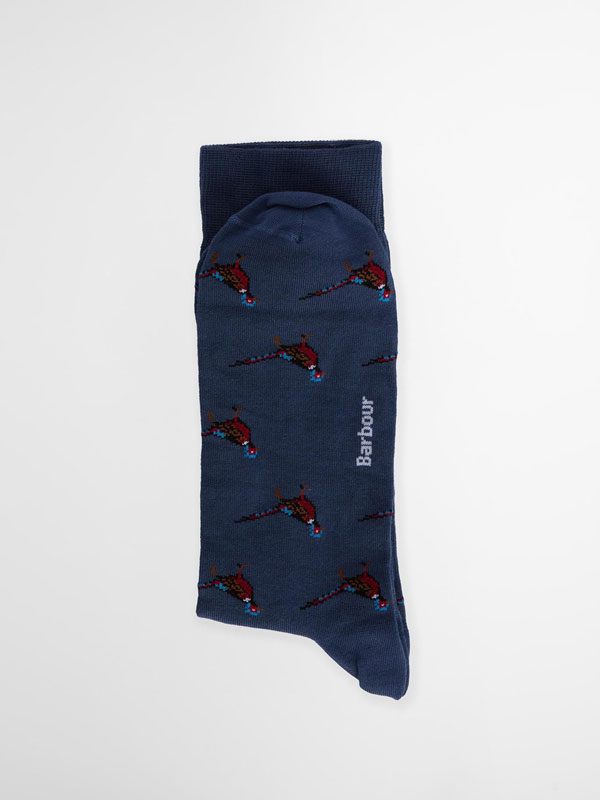 Barbour Socken Pheasant Oceana Blue