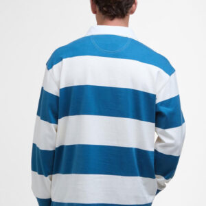 Barbour Rugby Polo Blue White