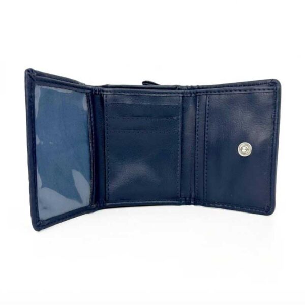 Harris Tweed Trifold Geldbörse, Himmelblau