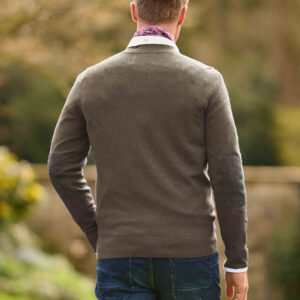 Herren Merino-Strickjacke ''The Cardigan'' In Nutmeg