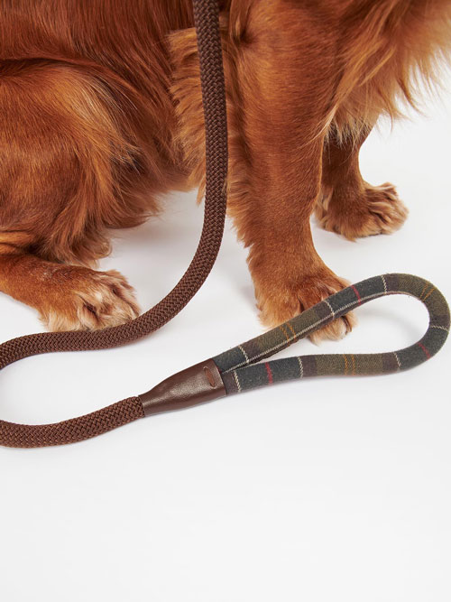Barbour Tartan Hundeleine Trim