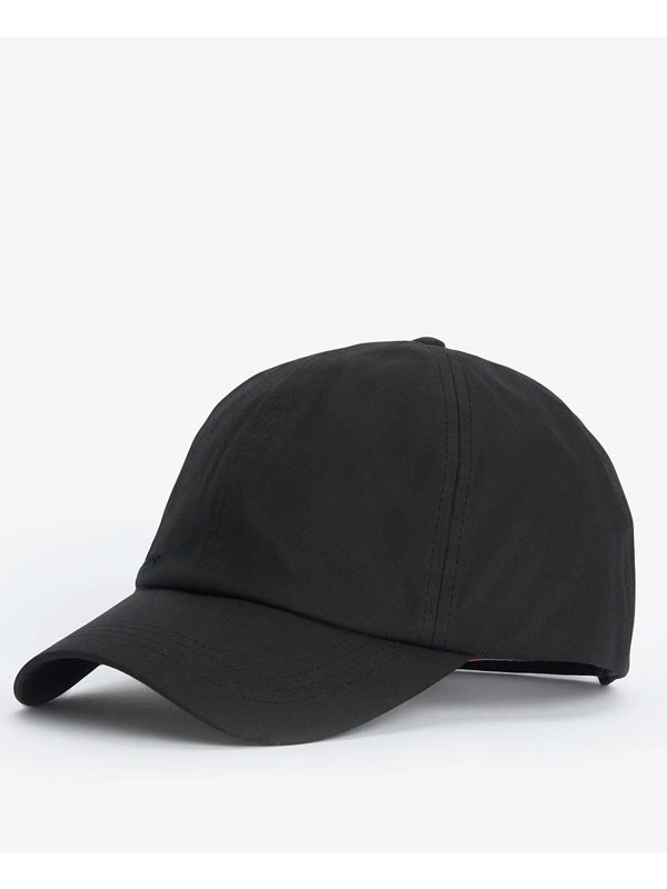 Barbour Sport Cap Wax Black