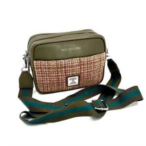 Harris Tweed Kameratasche in Ahorn