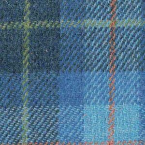 Harris Tweed Weste ''Wales'' In Jeans Herringbone