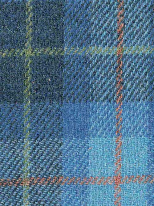 Harris Tweed Weste ''Wales'' In Jeans Herringbone